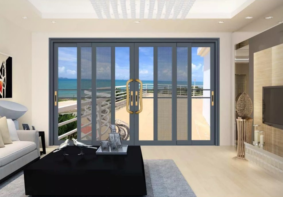 窄邊三軌推拉門