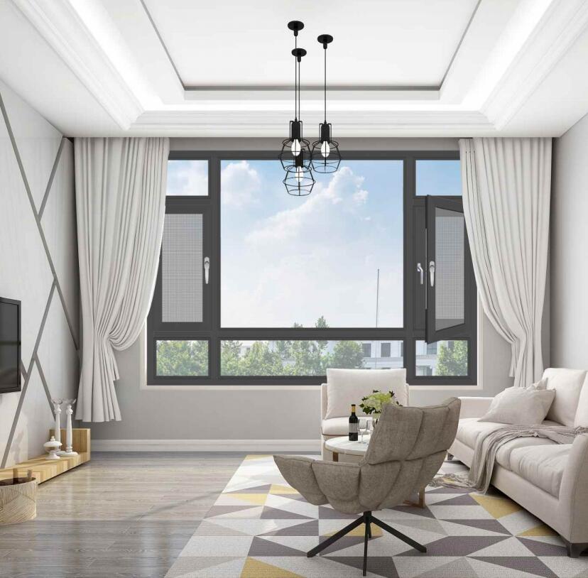 FJ85-90-95雙內開窗紗一體